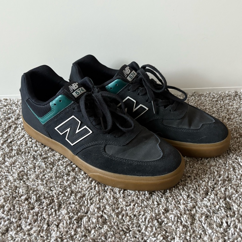 Black New Balance 574’s - Size 9